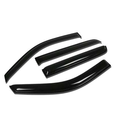 D-Motoring - Wind Deflectors - W/ 3M Adhesive Tape - Smoked - Acrylic - 4 Pcs - 07-14 Cadillac Escalade ESV/EXT - 1