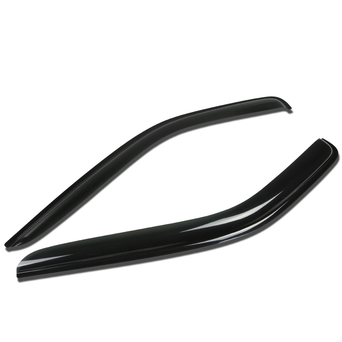 D-Motoring - Wind Deflectors - W/ 3M Adhesive Tape - Smoked - Acrylic - 2 Pcs - Buick Terraza / Chevrolet Uplander / Pontiac Montana / Saturn Relay - 1