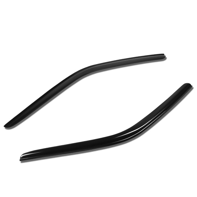 D-Motoring - Wind Deflectors - W/ 3M Adhesive Tape - Smoked - Acrylic - Pair - 08-18 Dodge Challenger - 1