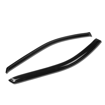 D-Motoring - Wind Deflectors - W/ 3M Adhesive Tape - Smoked - Acrylic - 2 Pcs - 98-02 Honda Accord 2-Dr Coupe - 1