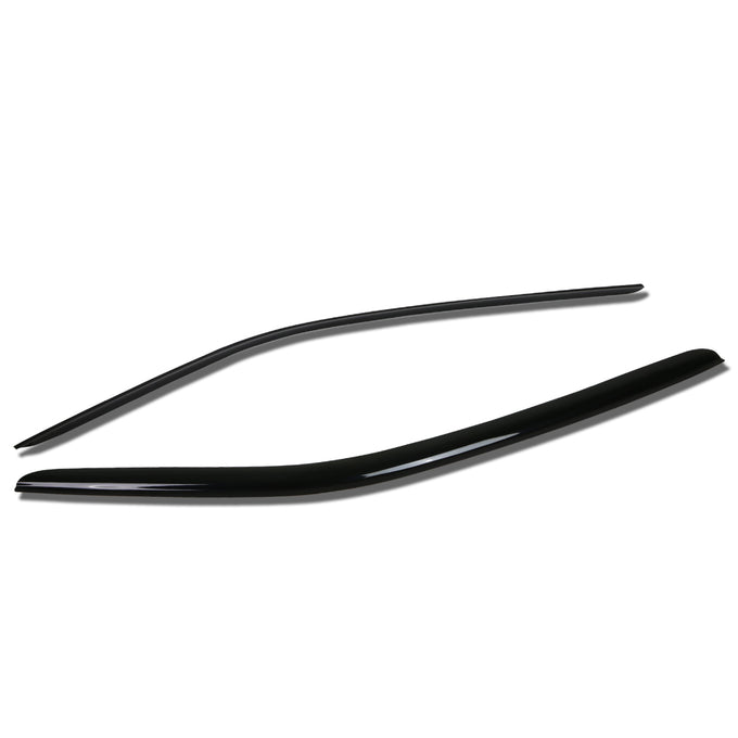 D-Motoring - Wind Deflectors - W/ 3M Adhesive Tape - Smoked - Acrylic - Pair - 10-15 Chevy Camaro Coupe - 1
