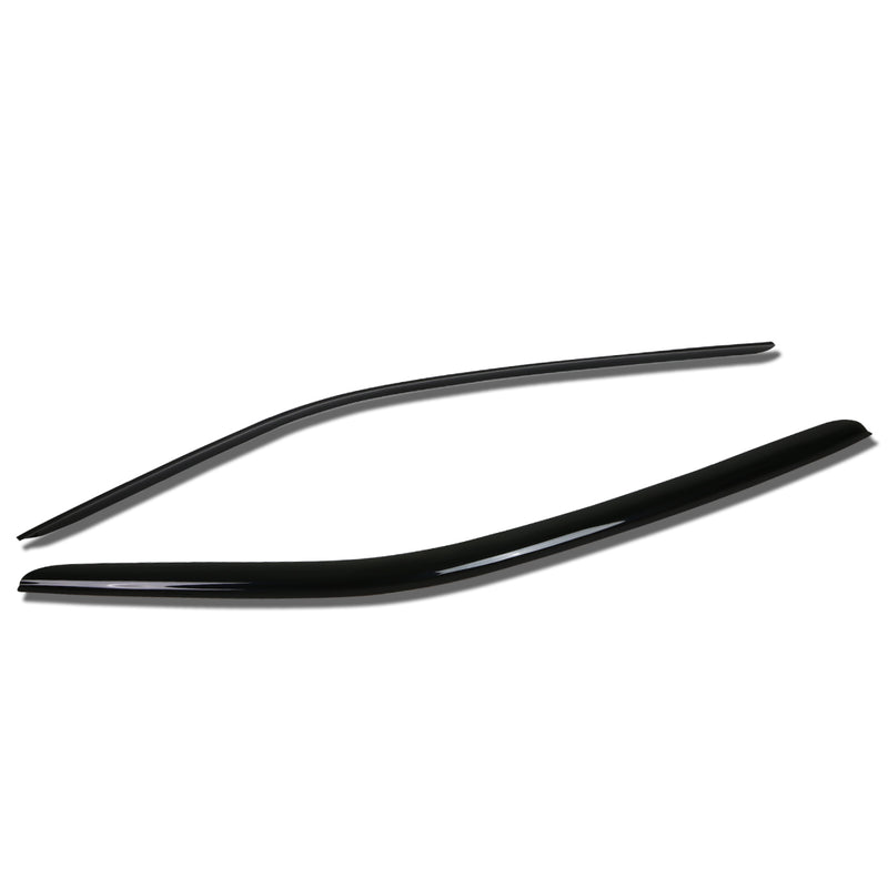 D-Motoring - Wind Deflectors - W/ 3M Adhesive Tape - Smoked - Acrylic - Pair - 10-15 Chevy Camaro Coupe - 1