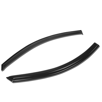 D-Motoring - Wind Deflectors - W/ 3M Adhesive Tape - Smoked - Acrylic - Pair - 08-13 Nissan Altima 2-Dr Coupe - 1