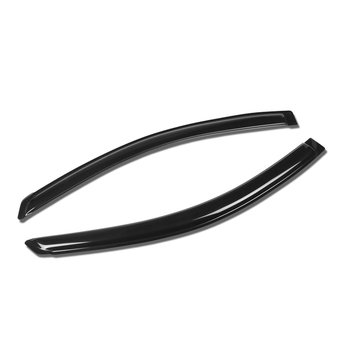 D-Motoring - Wind Deflectors - W/ 3M Adhesive Tape - Smoked - Acrylic - 2 Pcs - 05-09 Scion tC 2-Dr Coupe - 1
