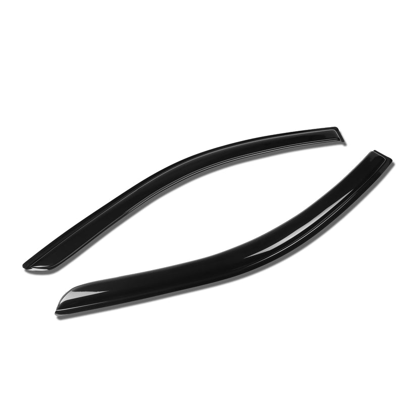 D-Motoring - Wind Deflectors - W/ 3M Adhesive Tape - Smoked - Acrylic - 2 Pcs - 13-15 Honda Accord 2-Dr Coupe - 1