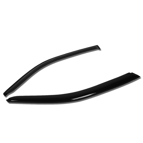D-Motoring - Wind Deflectors - W/ 3M Adhesive Tape - Smoked - Acrylic - Pair - 95-05 Chevy Cavalier Coupe / Pontiac Sunfire Coupe - 1