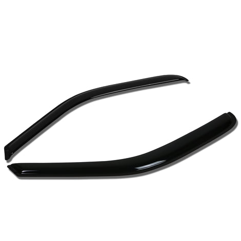 D-Motoring - Wind Deflectors - W/ 3M Adhesive Tape - Smoked - Acrylic - Pair - 00-06 Toyota Tundra Standard Cab  - 1