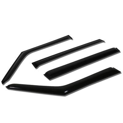 D-Motoring - Wind Deflectors - W/ 3M Adhesive Tape - Smoked - Acrylic - Pair - 10 - 13 Kia Soul - 1