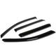 D-Motoring - Wind Deflectors - W/ 3M Adhesive Tape - Smoked - Acrylic - Pair - 11-15 Kia Sorento  - 1
