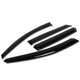 D-Motoring - Wind Deflectors - W/ 3M Adhesive Tape - Smoked - Acrylic - Pair - 10-15 Hyundai Tucson - 1