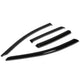 D-Motoring - Wind Deflectors - W/ 3M Adhesive Tape - Smoked - Acrylic - Pair - Chevy Aveo / Aveo5 Hatchback - 1