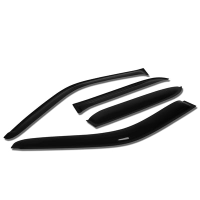 D-Motoring - Wind Deflectors - W/ 3M Adhesive Tape - Smoked - Acrylic - Pair - Chevy Tracker / Grand Vitara / Suzuki / Vitara  - 1