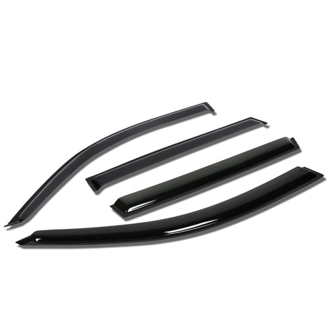 D-Motoring - Wind Deflectors - W/ 3M Adhesive Tape - Smoked - Acrylic - Pair - 01-05 Toyota Rav4 - 1