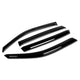 D-Motoring - Wind Deflectors - W/ 3M Adhesive Tape - Smoked - Acrylic - 4 Pcs - Mecedes Benz ML320 / ML350 / ML430 / ML550 / ML55 AMG - 1