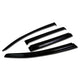 D-Motoring - Wind Deflectors - W/ 3M Adhesive Tape - Smoked - Acrylic - 4 Pcs - 11-14 Chevy Spark - 1