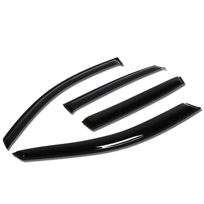 D-Motoring - Wind Deflectors - W/ 3M Adhesive Tape - Smoked - Acrylic - Pair - 03-08 Infiniti FX35 / FX45 - 1