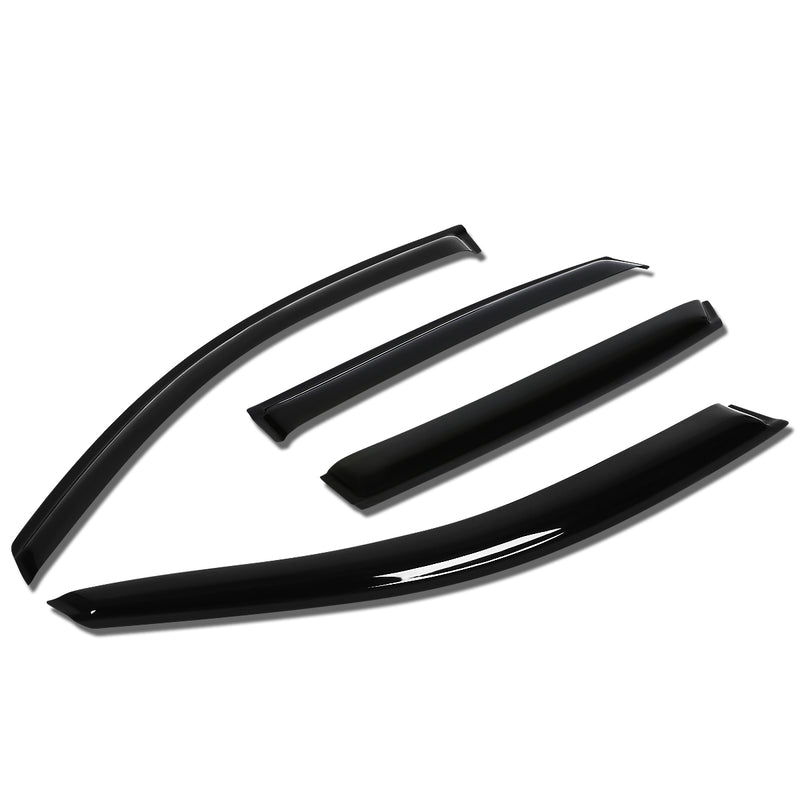 D-Motoring - Wind Deflectors - W/ 3M Adhesive Tape - Smoked - Acrylic - Pair - 03-08 Infiniti FX35 / FX45 - 1