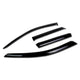D-Motoring - Wind Deflectors - W/ 3M Adhesive Tape - Smoked - Acrylic - 4 Pcs - Audi A4 Wagon / A4 Quattro Wagon / S4 Wagon  - 1