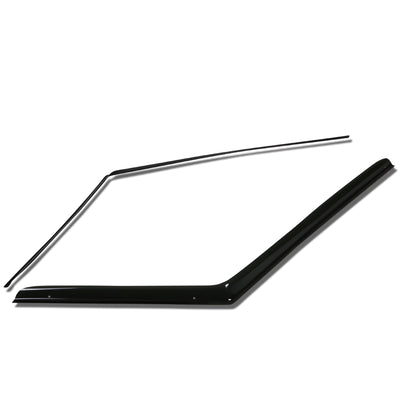 D-Motoring - Wind Deflectors - W/ 3M Adhesive Tape - Smoked - Acrylic - Pair - 02-06 Mini Cooper Coupe - 1