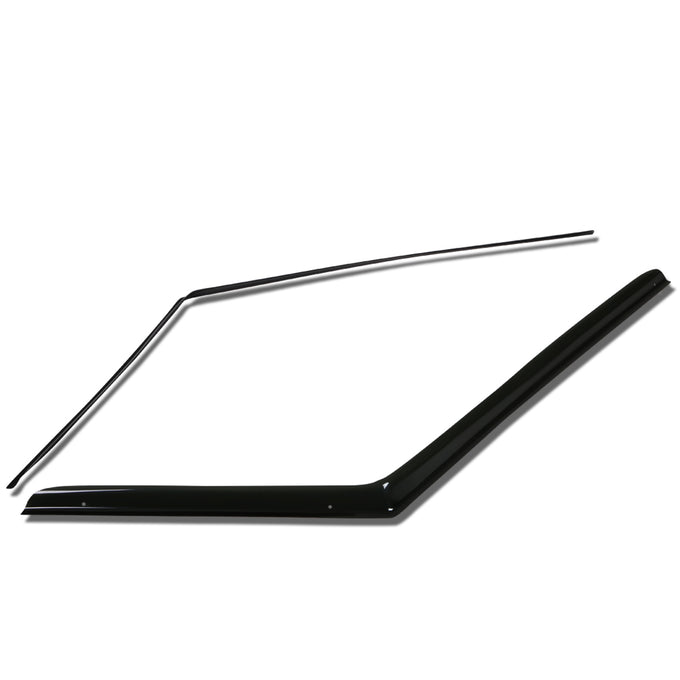 D-Motoring - Wind Deflectors - W/ 3M Adhesive Tape - Smoked - Acrylic - Pair - 02-06 Mini Cooper Coupe - 1