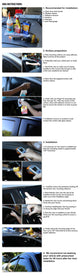 D-Motoring - Wind Deflectors - W/ 3M Adhesive Tape - Smoked - Acrylic - 4 Pcs - 02-07 Mitsibishi Lancer - 7