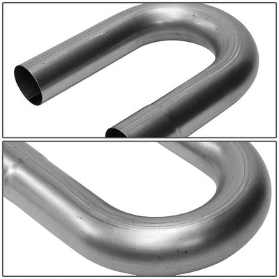 DIY Exhaust Tubings - 2.5Od - W/Straight & U-Band Kit - 16PCs - ZTL-25RAW - 3