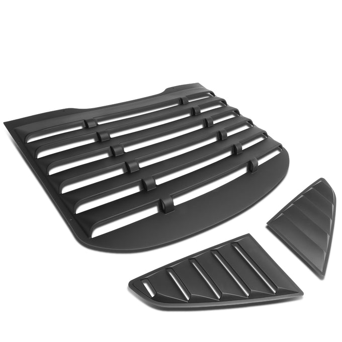 D-Motoring - Window Louvers - Side&Rear - 15-18 Ford Mustang Coupe - 1