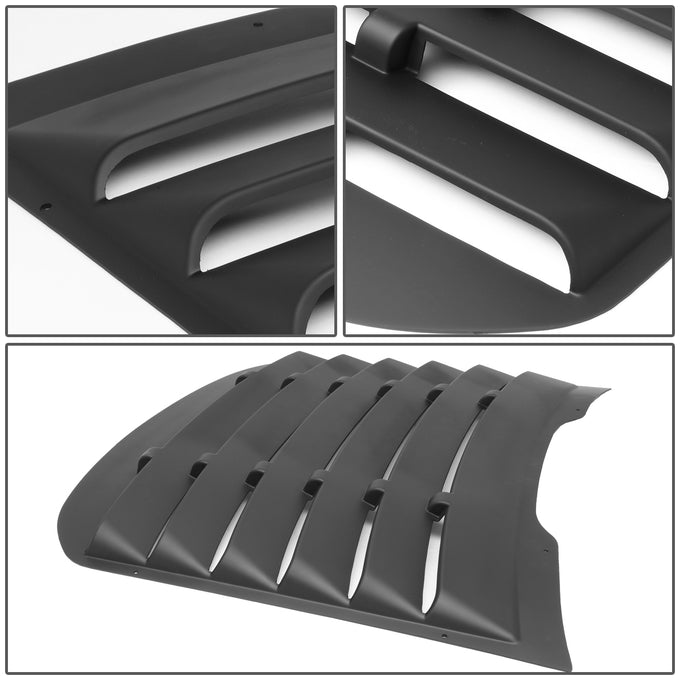 D-Motoring - Window Louvers - Side&Rear - 15-18 Ford Mustang Coupe - 3