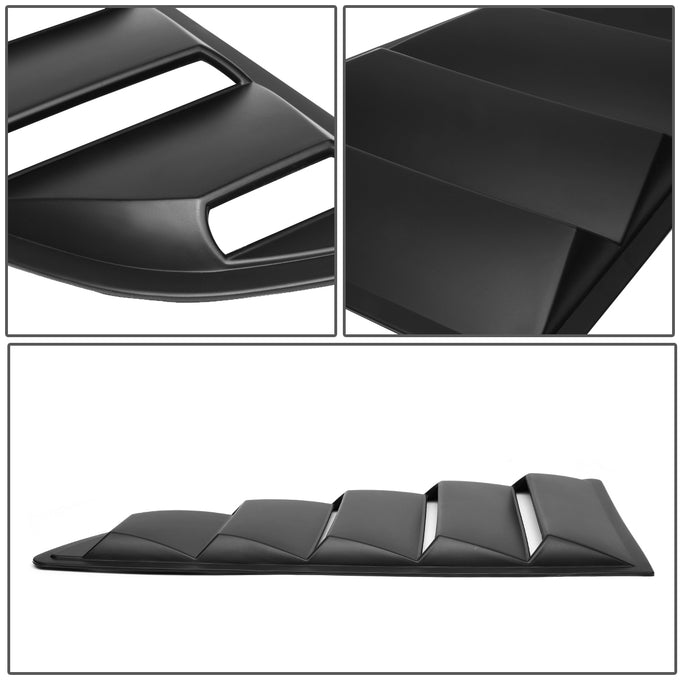 D-Motoring - Window Louvers - Side&Rear - 15-18 Ford Mustang Coupe - 4