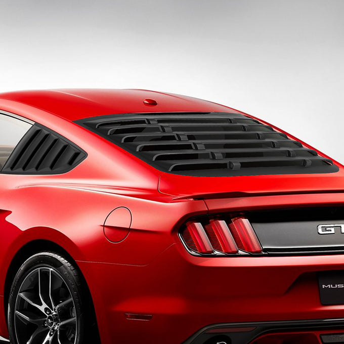 D-Motoring - Window Louvers - Side&Rear - 15-18 Ford Mustang Coupe - 7