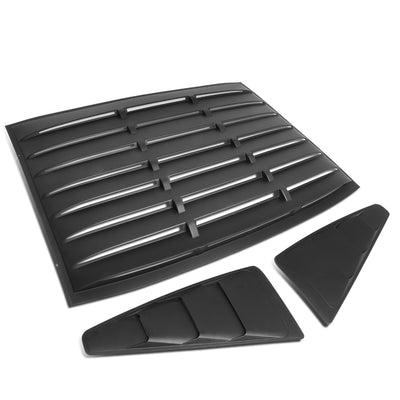 D-Motoring - Window Louvers - Side&Rear - 05-14 Ford Mustang Coupe - 1