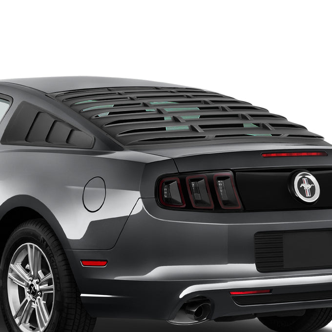 D-Motoring - Window Louvers - Side&Rear - 05-14 Ford Mustang Coupe - 7