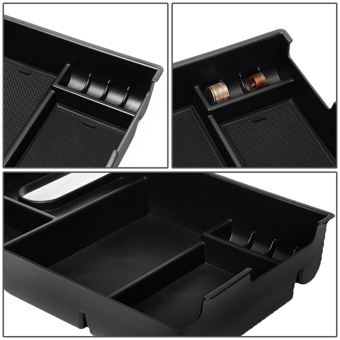 D-Motoring - 07-19 Toyota Tundra Center Console Organizer Tray - Removable - ABS plastic - 3