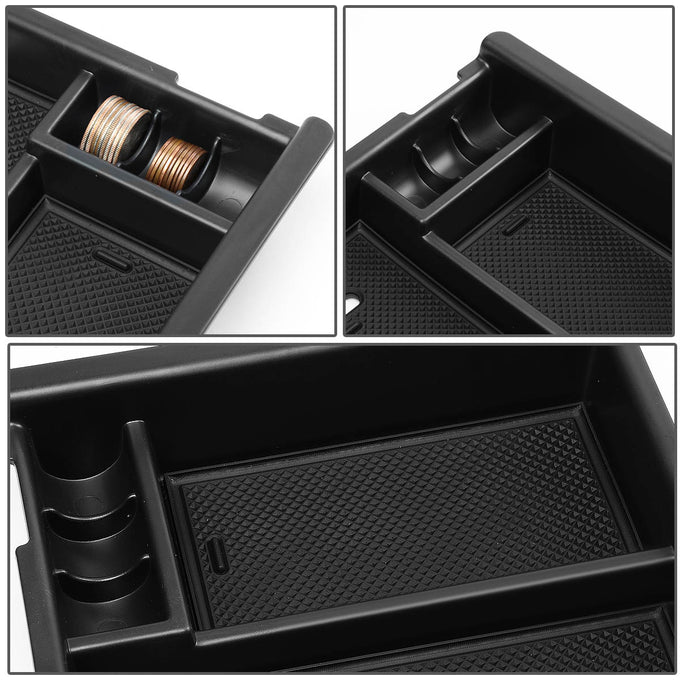 D-Motoring - 16-18 Toyota Tacoma Center Console Organizer Tray - Removable - ABS plastic - 3
