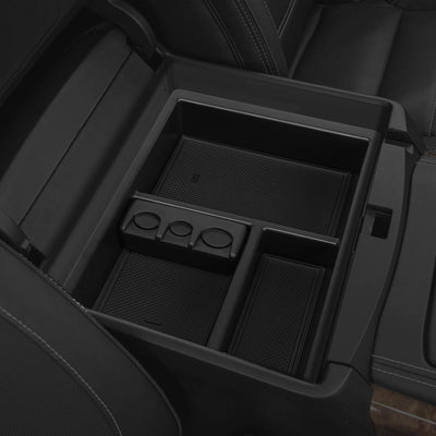 D-Motoring - 14-18 Silverado Sierra Center Console Organizer Tray - Removable - ABS plastic - 6