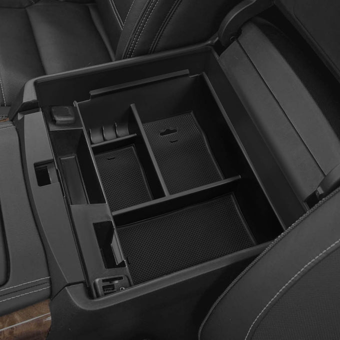 D-Motoring - 09-14 Ford F-150 Center Console Organizer Tray - Removable - ABS plastic - 6