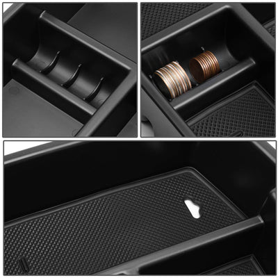 D-Motoring - 07-14 Chevy Tahoe GMC Yukon Center Console Organizer Tray - Removable - ABS plastic - 3