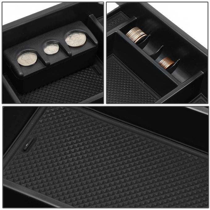 D-Motoring - 14-19 Toyota Tundra Center Console Organizer Tray - Removable - ABS plastic - 3