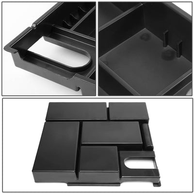 D-Motoring - 14-19 Toyota Tundra Center Console Organizer Tray - Removable - ABS plastic - 4