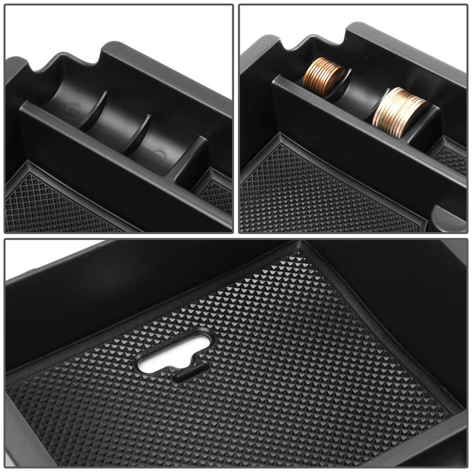 D-Motoring - 16-17 Nissan Maxima Center Console Organizer Tray - Removable - ABS plastic - 3