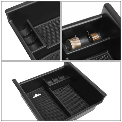 D-Motoring - 10-18 Toyota 4Runner Center Console Organizer Tray - Removable - ABS plastic - 3