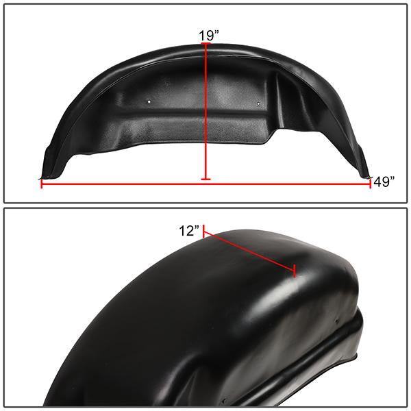 15-19 Ford F150 Inner Fenders - ABS plastic - Pair - ZTL-Y-0042 - 6