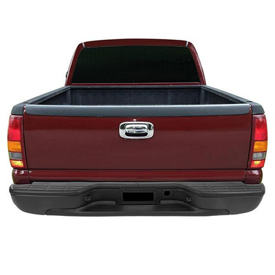 99-07 Chevy Silverado GMC Sierra Fleetside Bumper Face Bar - Rear Step - Black - ZTL-Y-0043-BK - 8