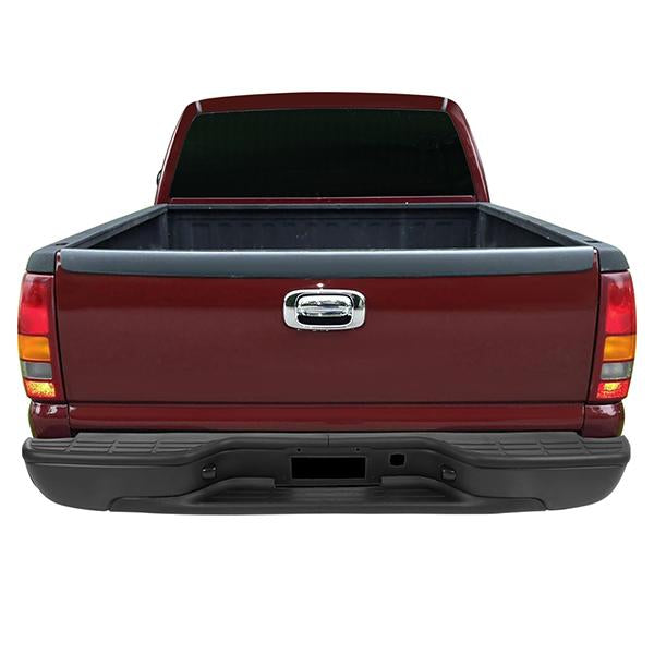 99-07 Chevy Silverado GMC Sierra Fleetside Bumper Face Bar - Rear Step - Black - ZTL-Y-0043-BK - 8