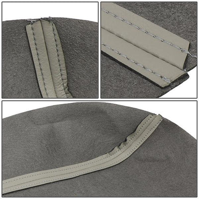 09-15 Honda Pilot Center Console Lid Cover - Leather Armrest - Grey - ZTL-Y-0057 - 4