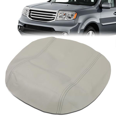 09-15 Honda Pilot Center Console Lid Cover - Leather Armrest - Grey - ZTL-Y-0057 - 1