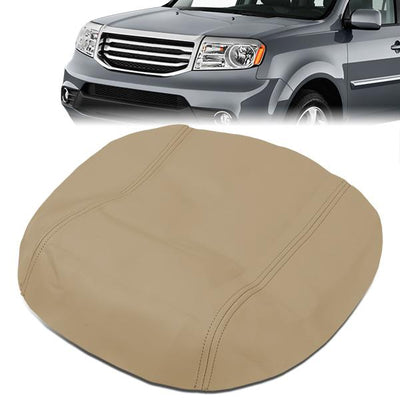 09-15 Honda Pilot Center Console Lid Cover - Leather Armrest - Tan - ZTL-Y-0058 - 1