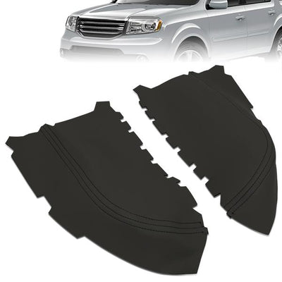 09-15 Honda Pilot Armrest Leather Covers - Leather Armrest - Black - Pair - ZTL-Y-0059 - 1