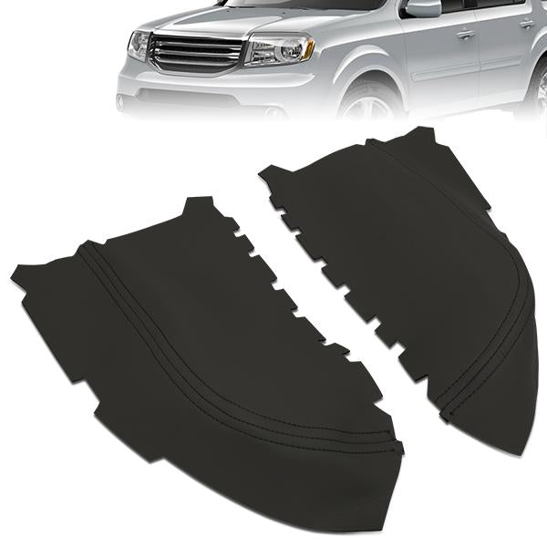 09-15 Honda Pilot Armrest Leather Covers - Leather Armrest - Black - Pair - ZTL-Y-0059 - 1