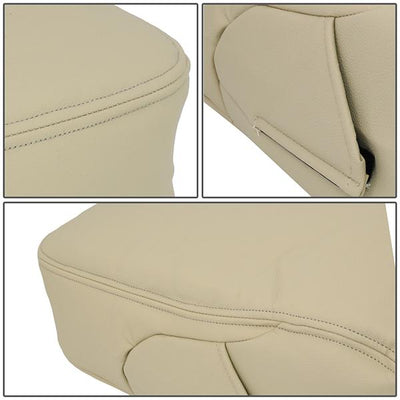 07-14 Silverado Sierra Center Console Lid Cover - Leather - Tan - ZTL-Y-0067 - 2